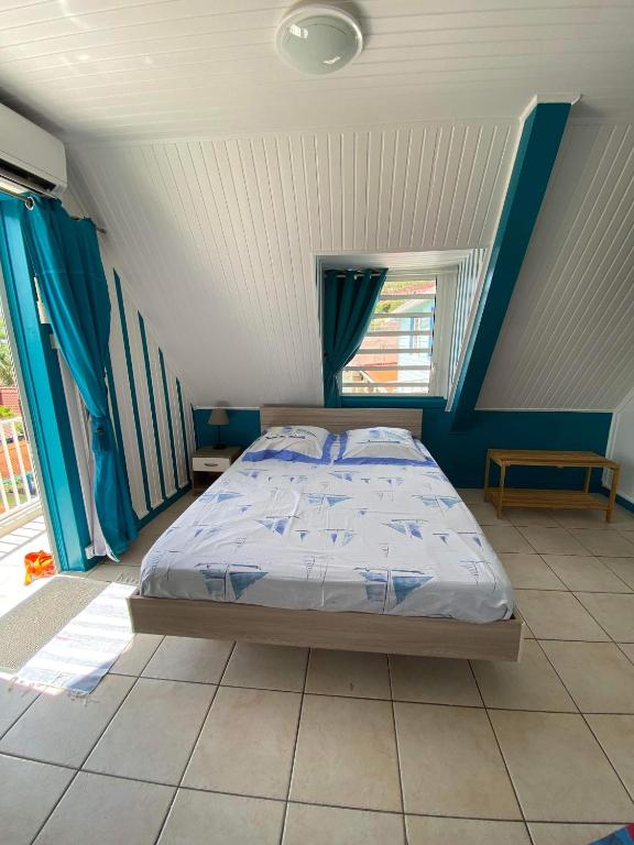Postel nebo postele na pokoji v ubytování Rainette 58