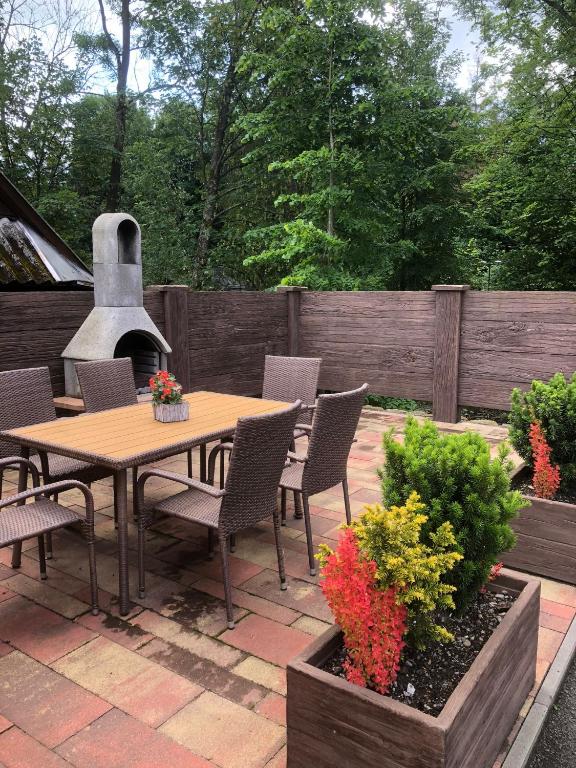 Zahrada ubytování Apartmán Lomňanka