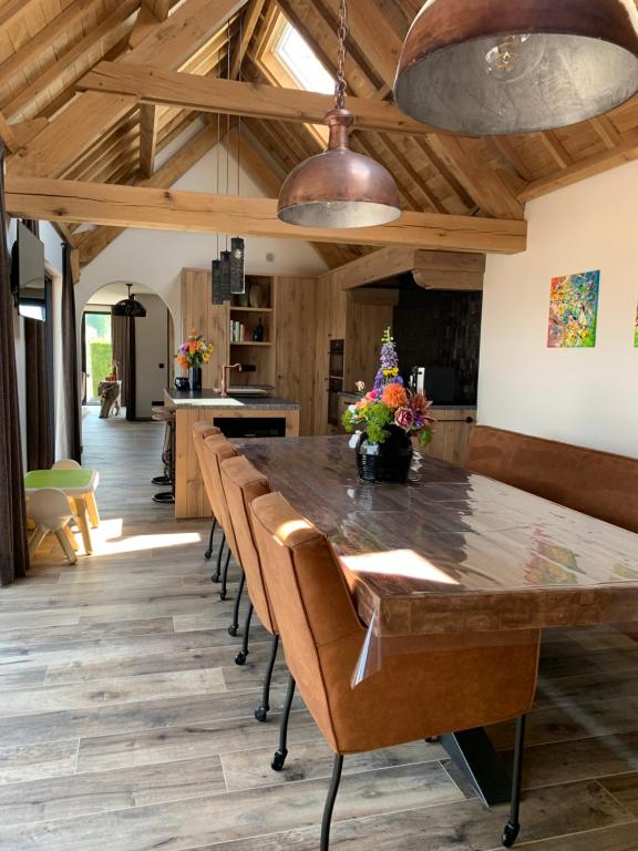 Kuchyň nebo kuchyňský kout v ubytování Vakantiewoning 't Rysselhof