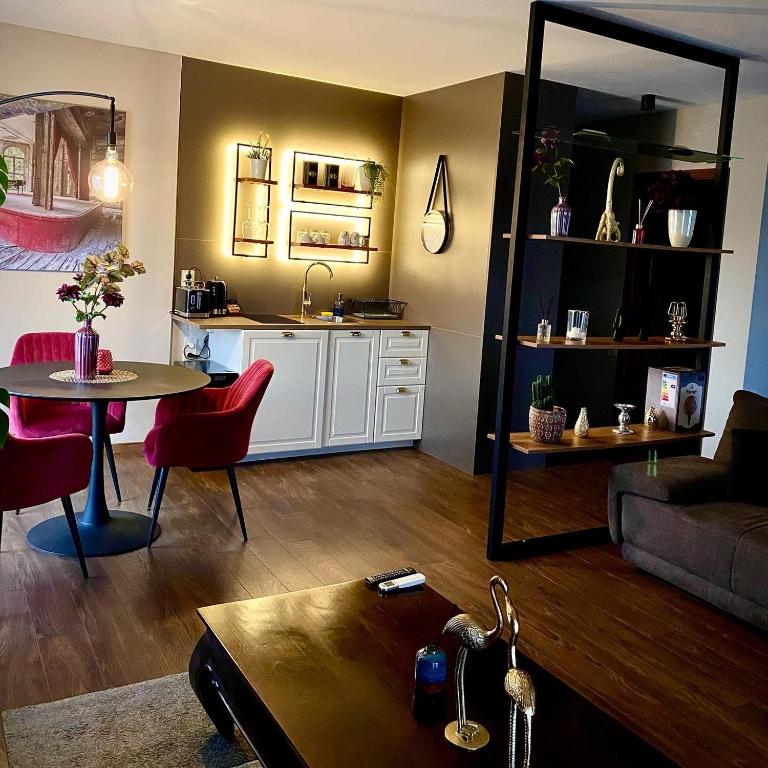 Kuchyň nebo kuchyňský kout v ubytování Bali Butique Rooms
