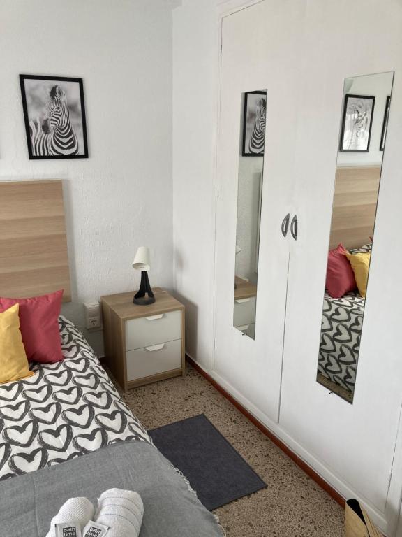 Posteľ alebo postele v izbe v ubytovaní Mi Rancho