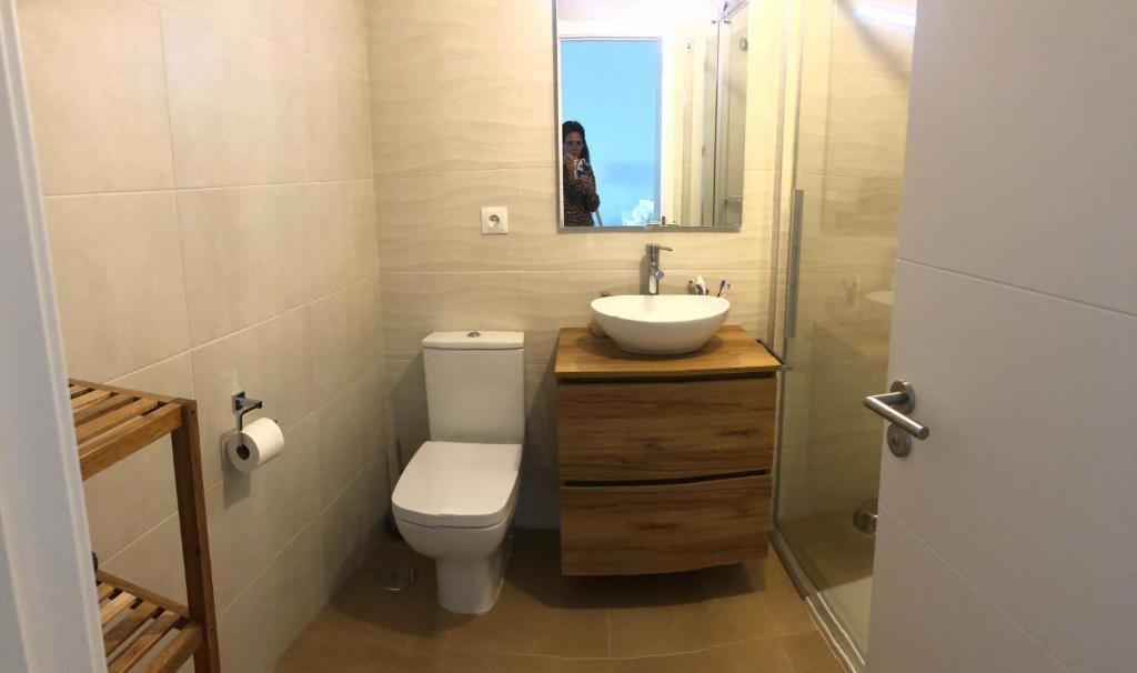 Koupelna v ubytování Apartamento Punta Candor Rota