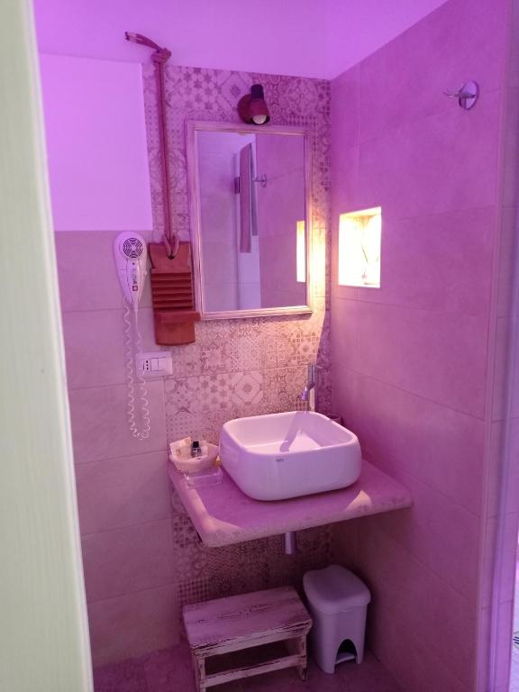 Koupelna v ubytování Torre Pendio b&b