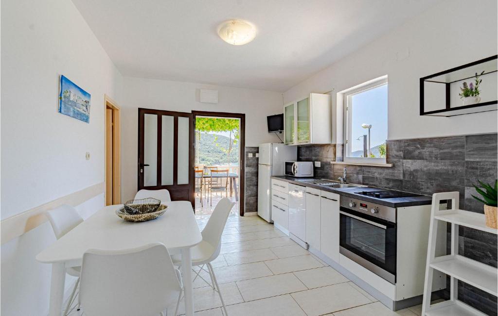 Kuchyňa alebo kuchynka v ubytovaní Pet Friendly Apartment In Zrnovo