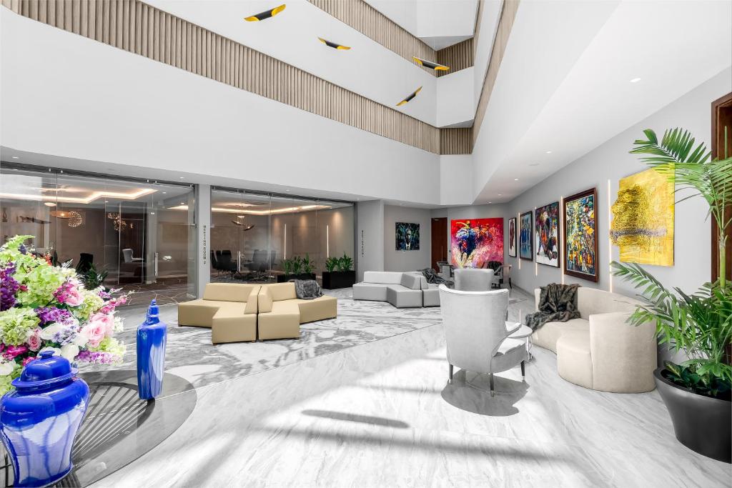 Χώρος καθιστικού στο The Art Hotel