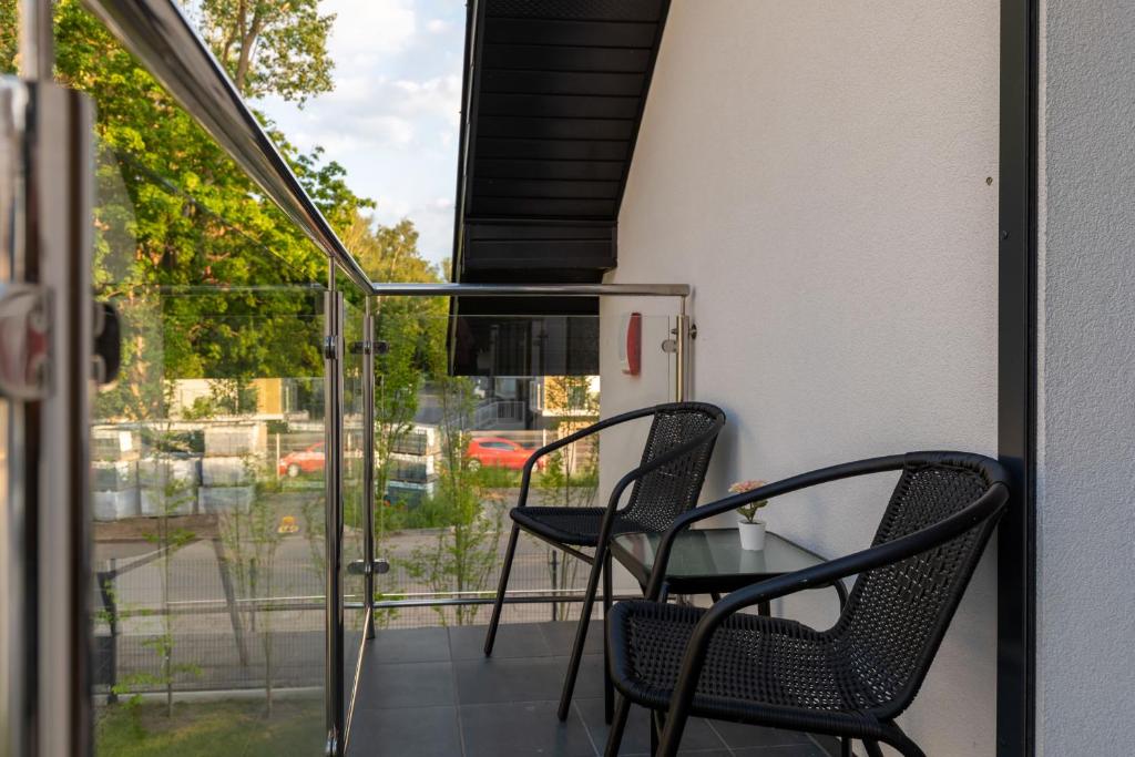 Balkón nebo terasa v ubytování Horizon Park Apartment by Noclegi Renters