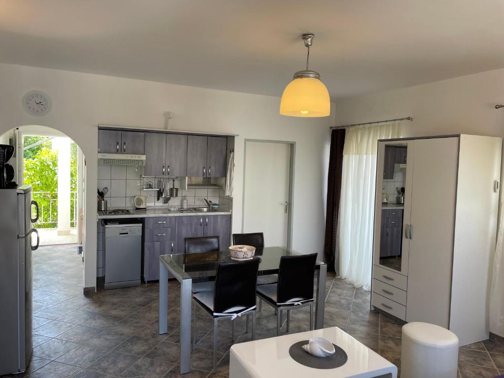 Kuchyň nebo kuchyňský kout v ubytování Luxury apartments SYCAMORE 4*