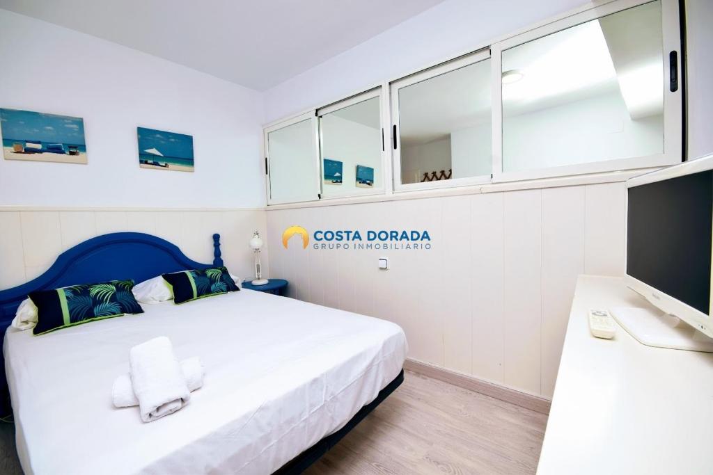 Posteľ alebo postele v izbe v ubytovaní Promar Beach