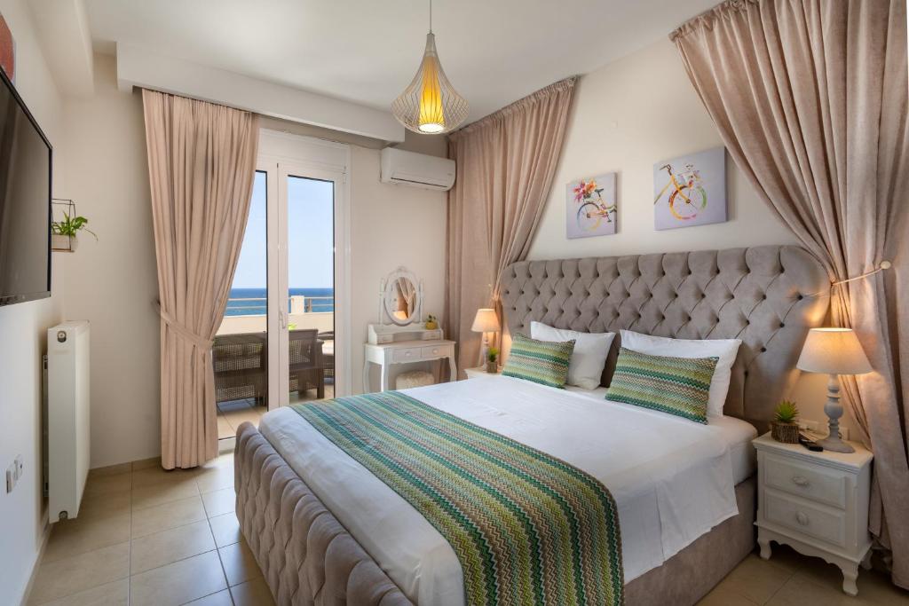 Posteľ alebo postele v izbe v ubytovaní View Sea Apartment