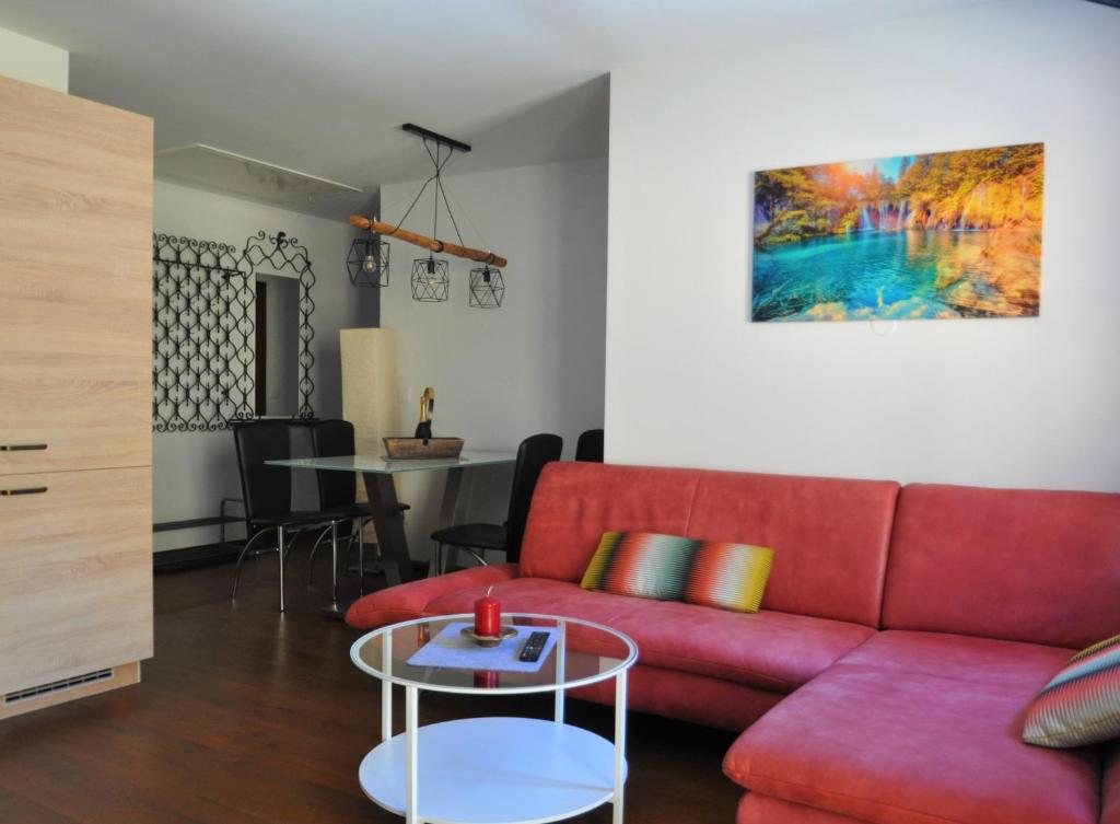 Posezení v ubytování Apartments-Weberlandl