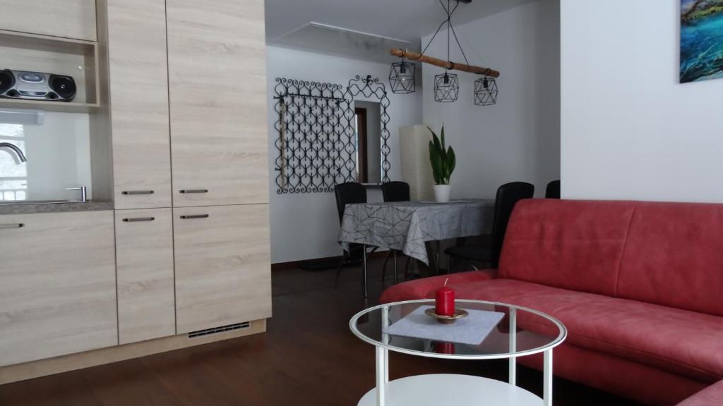 Posezení v ubytování Apartments-Weberlandl