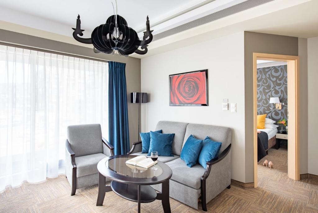 Posezení v ubytování Hotel Arkon Park Gdańsk- Destigo Hotels