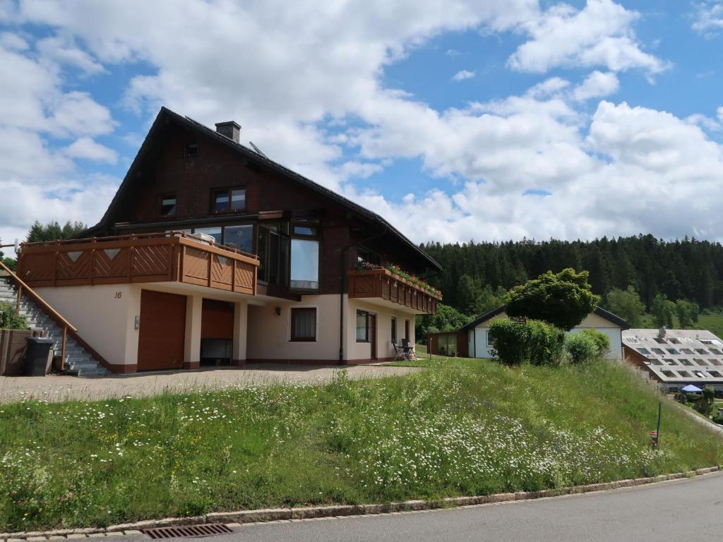 NeukirchにあるApartment Hoch by Interhomeの丘側の家