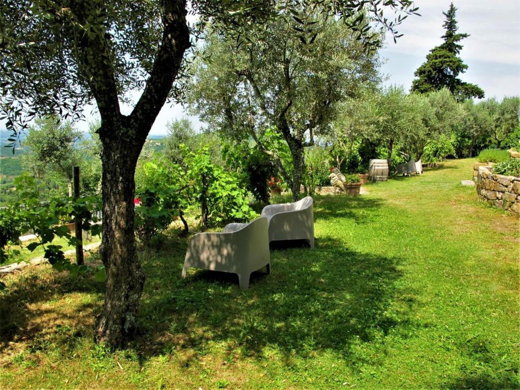 A garden outside Holiday Home Fienile by Interhome