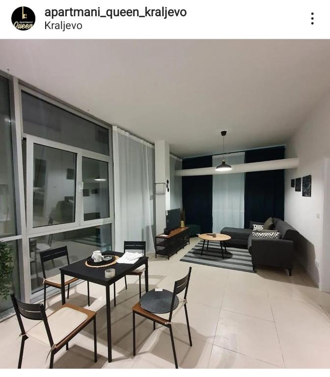 Setusvæði á Apartmani Queen