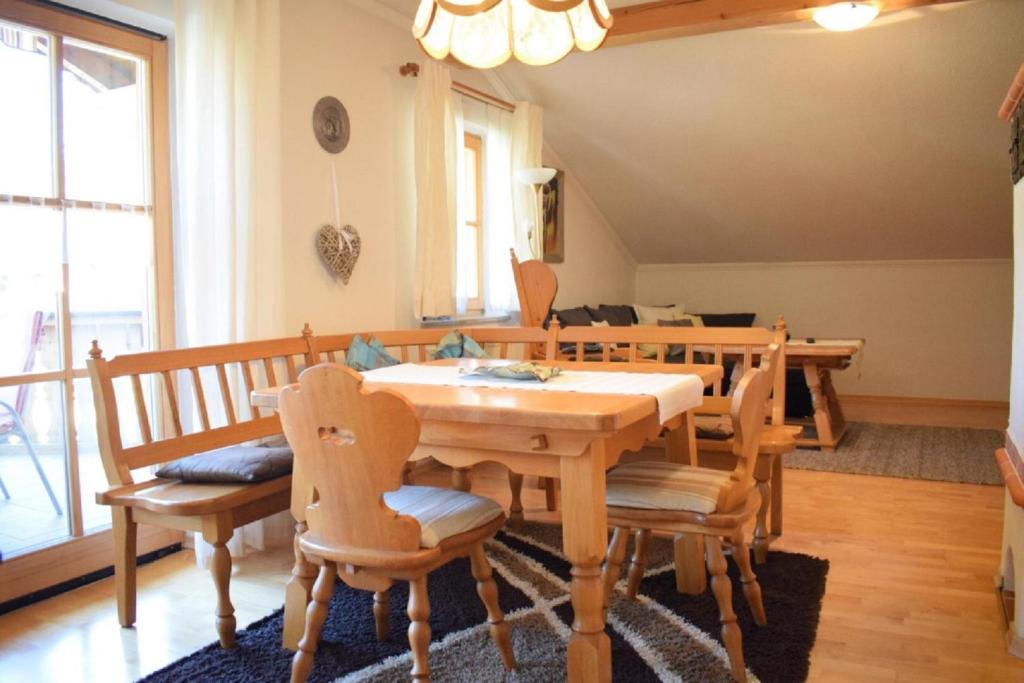 Posezení v ubytování Ferienwohnung Geiger