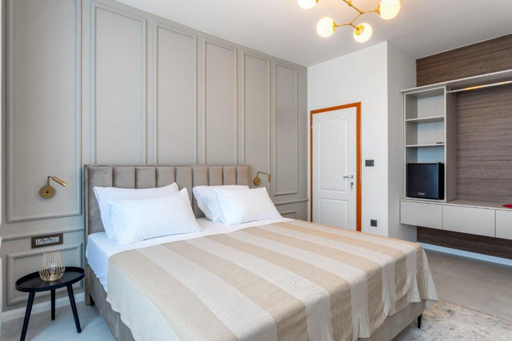 Posteľ alebo postele v izbe v ubytovaní Luxury rooms Bolero