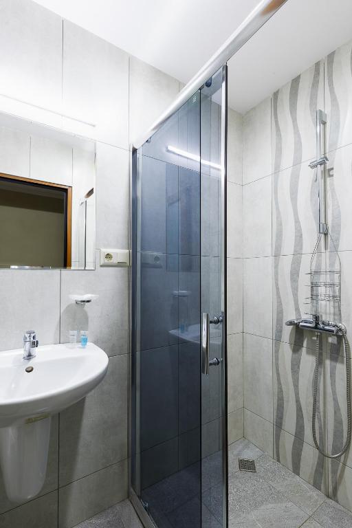 Koupelna v ubytování Aura Plaza Hotel