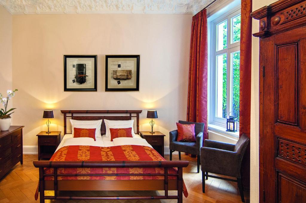 Postel nebo postele na pokoji v ubytování Hotel Miramar