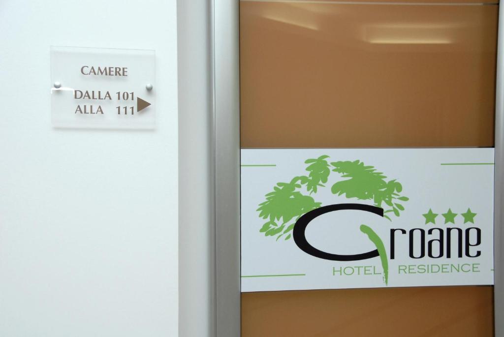 Certifikát, hodnocení, plakát nebo jiný dokument vystavený v ubytování Groane Hotel Residence