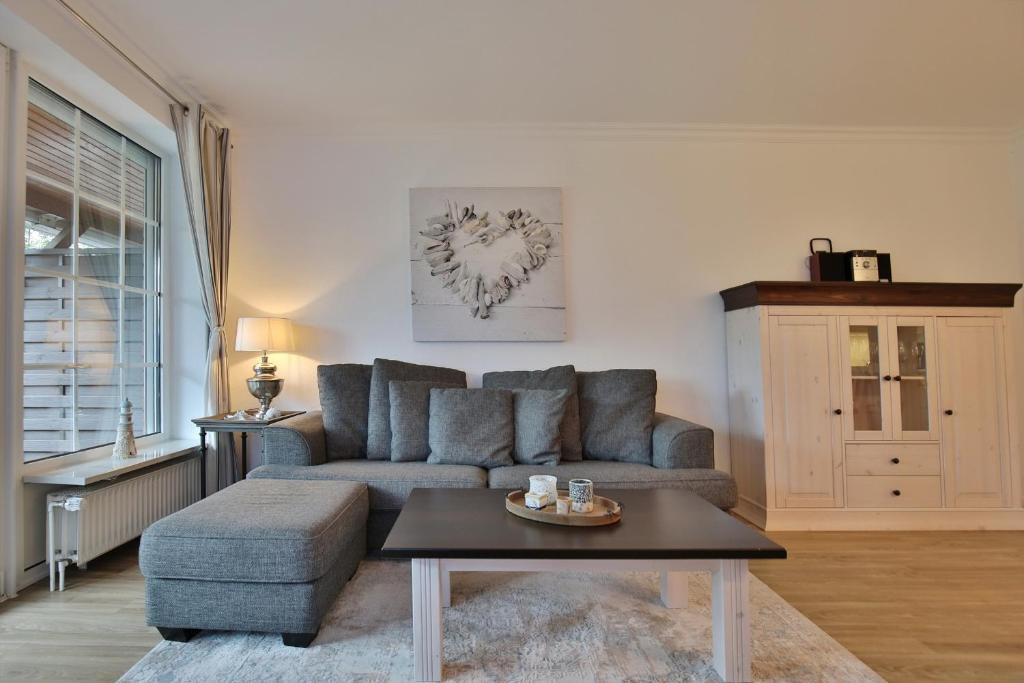 Posezení v ubytování Strandhus Strandhus