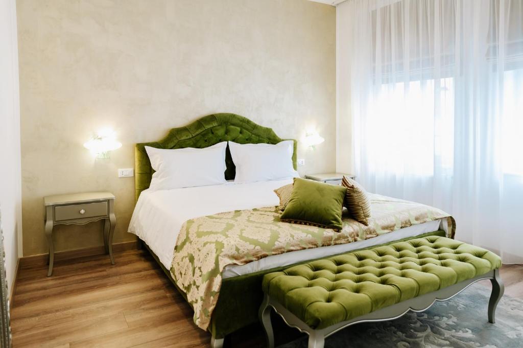 Un pat sau paturi într-o cameră la Casa Gallo