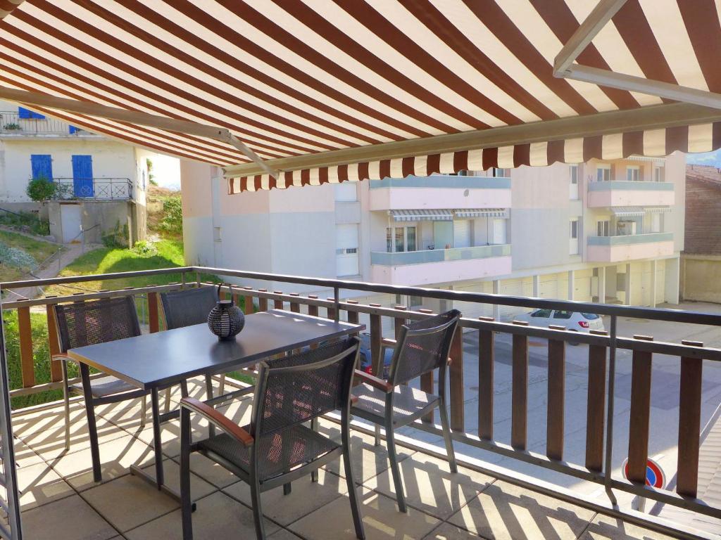 Balkón nebo terasa v ubytování Apartment Tilleul by Interhome