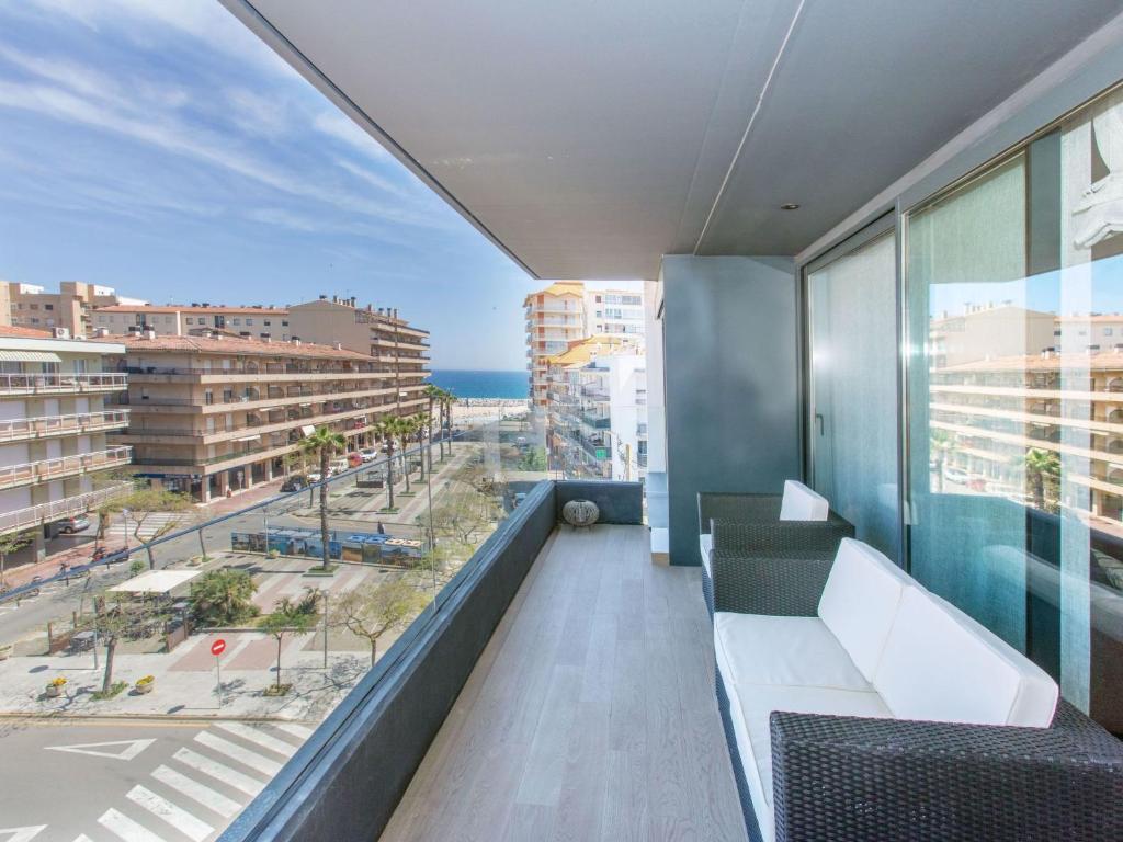 En balkong eller terrass på Apartment Cala by Interhome