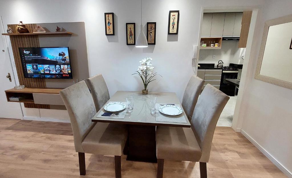 Kuchyň nebo kuchyňský kout v ubytování Apartamento Top, 3 quartos, Wi-Fi 300 Mbps