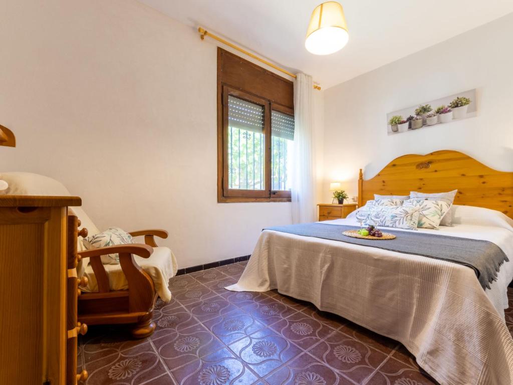 Postel nebo postele na pokoji v ubytování Holiday Home Moru by Interhome