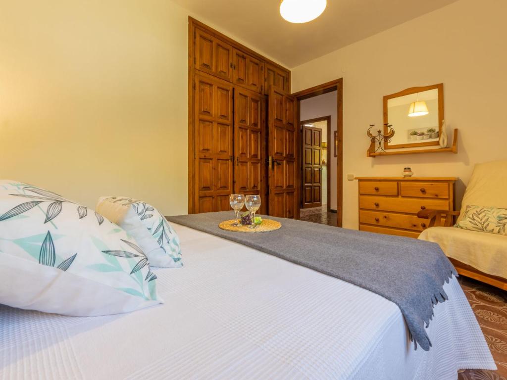 Postel nebo postele na pokoji v ubytování Holiday Home Moru by Interhome