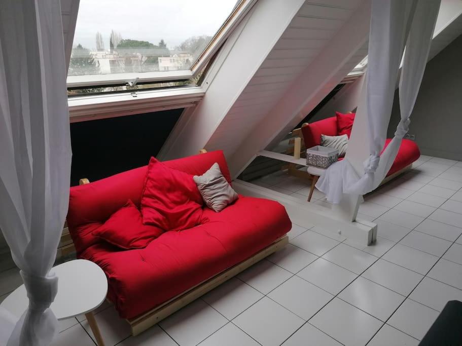 Superbe loft 90m² proche parc expo Nantes (6p)