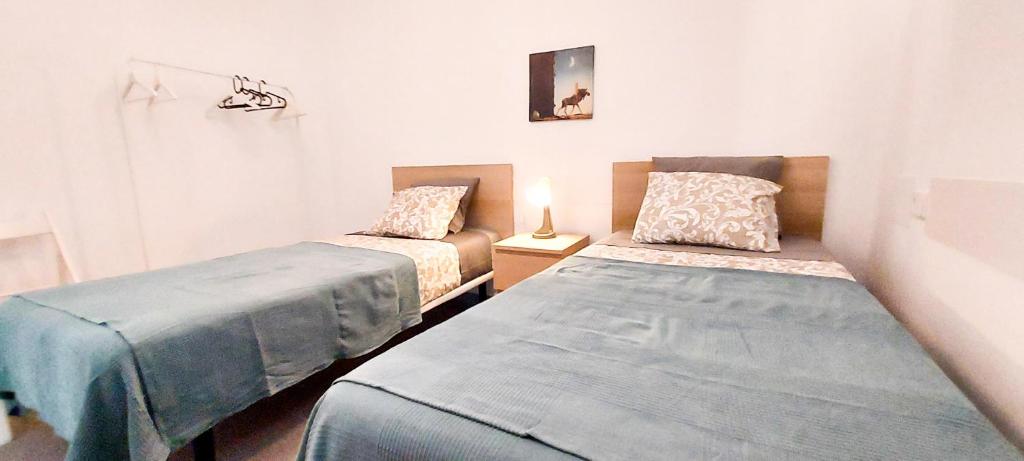 Posteľ alebo postele v izbe v ubytovaní Apartamento MURILLO-PLAZA DE LA MAGDALENA