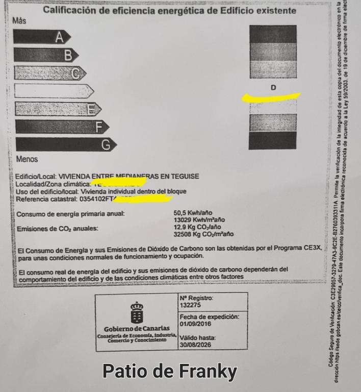 Fotografie z fotogalerie ubytování Vivienda Vacacional El Patio de Franky v destinaci Teguise
