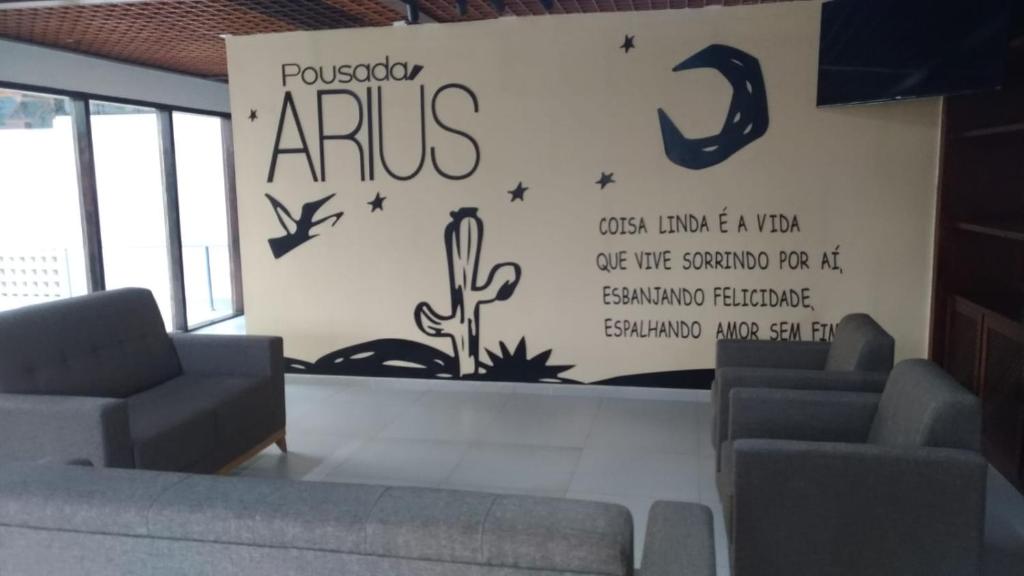 Posezení v ubytování Pousada Ariús