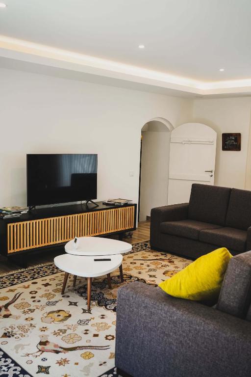 TV a/nebo společenská místnost v ubytování Casa do Avô Horácio