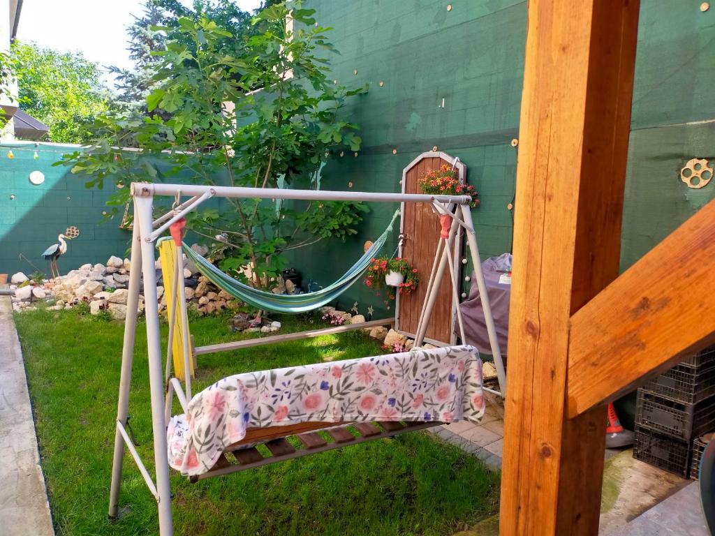 Zahrada ubytování Casa Veseliei