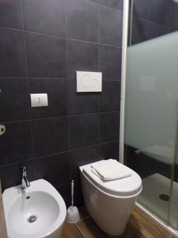 Kúpeľňa v ubytovaní Hotel Nord Est