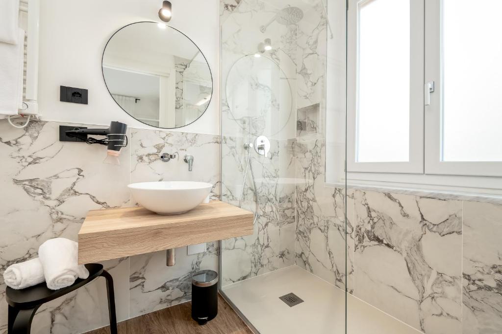 Kúpeľňa v ubytovaní Nelli Rooms Via Veneto