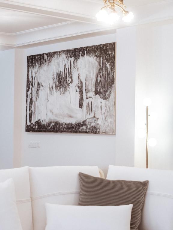 Posedenie v ubytovaní Luxury 3BR Apartment in the Heart of the City