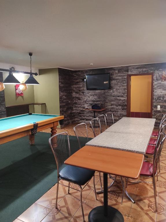 Biliár nebo kulečník v ubytování Apart-otel'"Tsarskoe-selo"