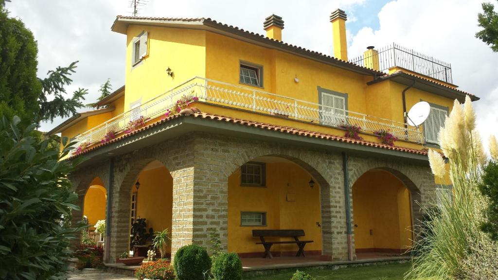 Budova, kde se bed and breakfast nachází