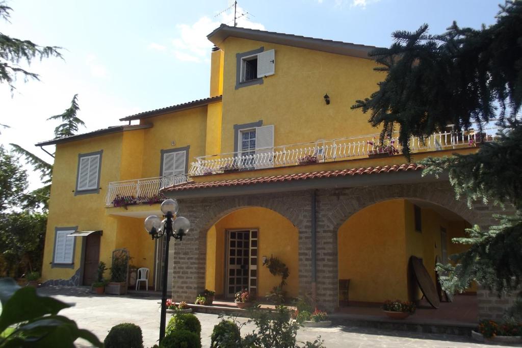 Budova, kde se bed and breakfast nachází