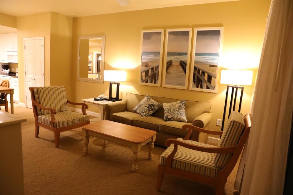 Posezení v ubytování Unit at the Sheraton Broadway Plantation