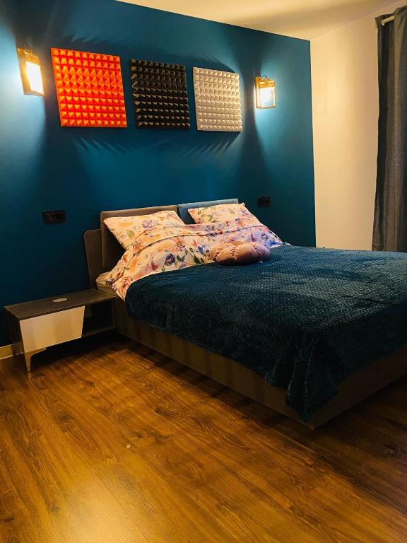 Postel nebo postele na pokoji v ubytování Casa Veseliei
