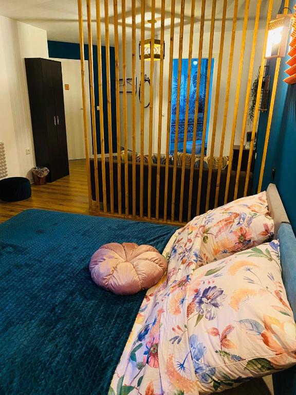 Postel nebo postele na pokoji v ubytování Casa Veseliei