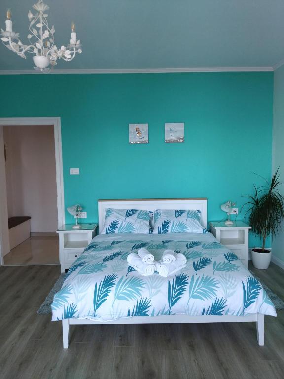 Posteľ alebo postele v izbe v ubytovaní Apartment Villa Edmea 2