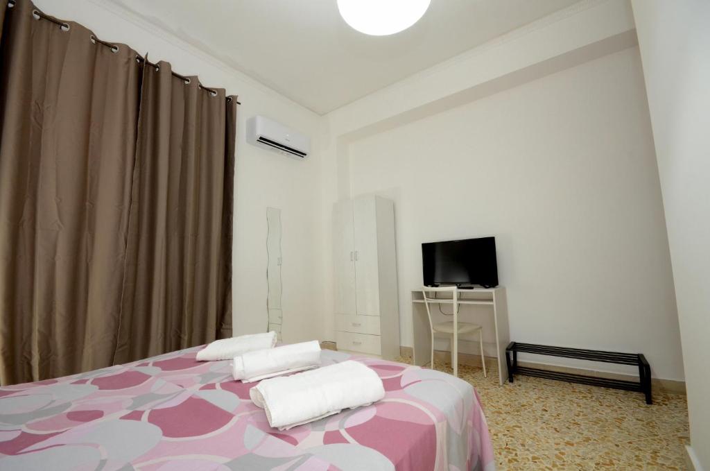 Posteľ alebo postele v izbe v ubytovaní La Casa del Moro - Al Politeama