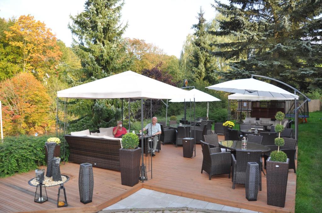 Aed väljaspool majutusasutust Hotel Jägerklause