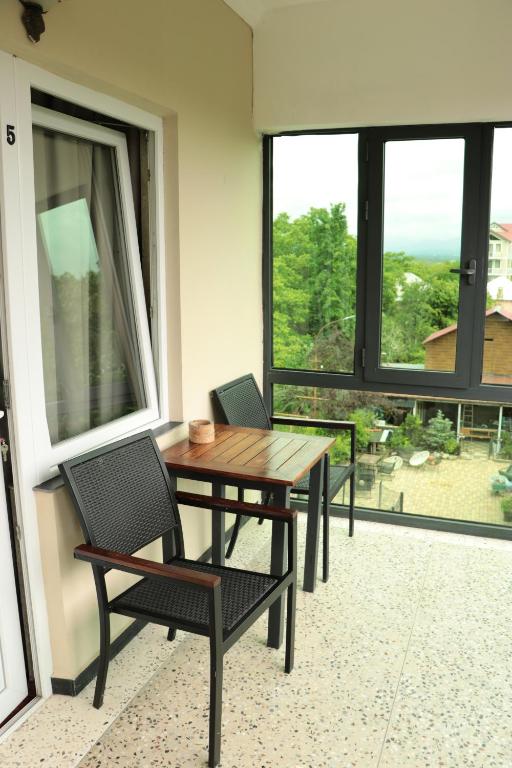 Balkón nebo terasa v ubytování Hotel Smile